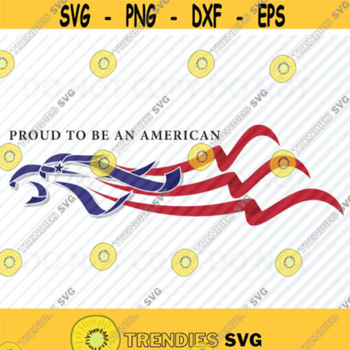 American Flag Eagle SVG Files Clipart Clip Art Silhouette Vector Images Cutting Files SVG Image For Cricut America Eps Png Dxf Design 688