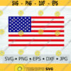 American Flag SVG EPS PNG jpg dwg Digital Download Digital Vector Clipart Print Vinyl Decal Design 1843