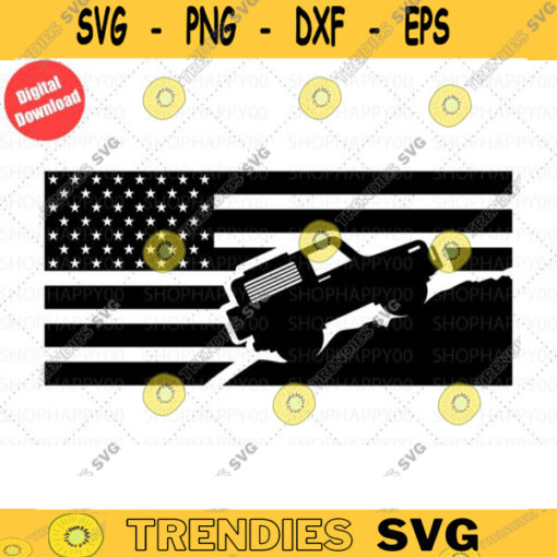 American Flag SVG File For TJ Flag Vector Image American Flag Stencil Accessories SVG For Wranglers Cut File For Cricut And Silhouette 486 copy