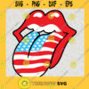 American Flag Tongue SVG Patriotic Lips Rolling Tongue SVG US Flag SVG Patriotic SVG
