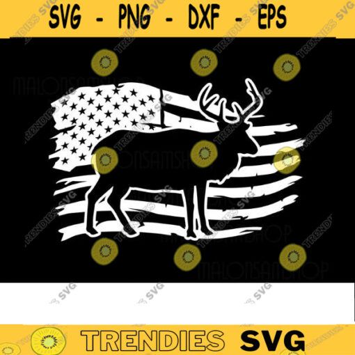 American Flag svg Deer Hunting SVG Hunter silhouette svg hunting svg hunting clipart for lovers Design 438 copy