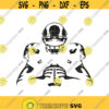 American Football Player Svg Png Eps Pdf Files Football Player Svg Football Svg Cricut Silhouette Design 77