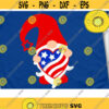 American Gnome Svg Patriotic Gnome Svg Usa Flag Gnome Svg USA Clipart svg dxf png eps Cut files Design 968 .jpg