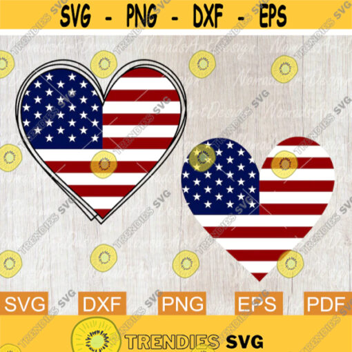 American Heart Svg 4th of July Svg Patriotic Shirt Svg American Flag Svg Fourth of July Svg Svg files for Cricut Sublimation Graphics Design 98.jpg