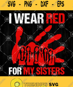 American Native Woman I Wear Red For My Sisters Svg American Native Svg