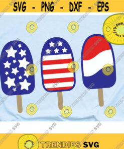 American Popsicle Svg Usa Summer Popsicle Svg American Flag Svg Fourth of July Svg USA Clipart svg dxf png eps Cut files Design 939 .jpg