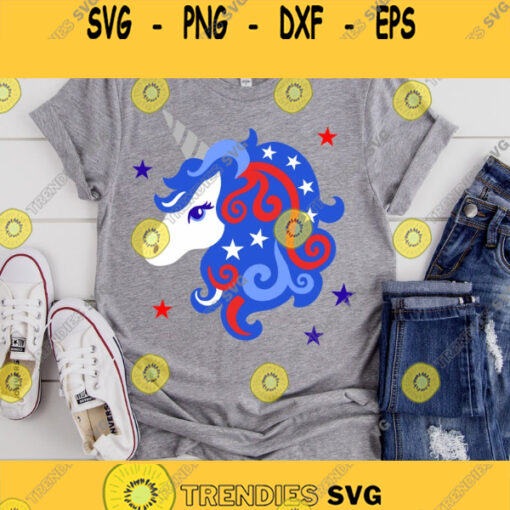 American Unicorn svg Unicorn Svg 4th of July Svg Independence Day Svg America svg Merica svg USA Svg Patriot svg Unicorn Head Svg