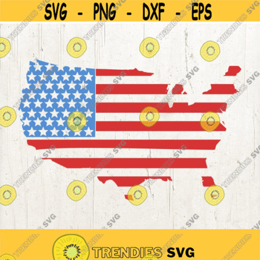 American flag svg 4th of july svg America svg Fourth of July Svg Commercial Use USA flag cut file Cricut Silhouette Cameo dxf svg Design 684