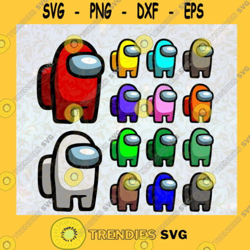 Among Us SVG Among Us Color Svg Among Us Layered Svg Among Us Logo Among Us Cricut Svg Among Us pixel SVG