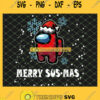 Among Us Santa SVG Christmas Snowflake Merry Sus Mas SVG PNG DXF EPS 1
