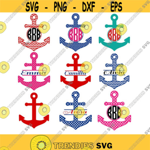 Anchor SVG Bundle Nautical svg anchors svg svg eps png