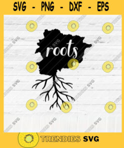 Andorra Roots SVG File Home Native Map Vector SVG Design for Cutting Machine Cut Files for Cricut Silhouette Png Pdf Eps Dxf SVG
