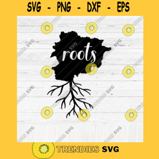 Andorra Roots SVG File Home Native Map Vector SVG Design for Cutting Machine Cut Files for Cricut Silhouette Png Pdf Eps Dxf SVG