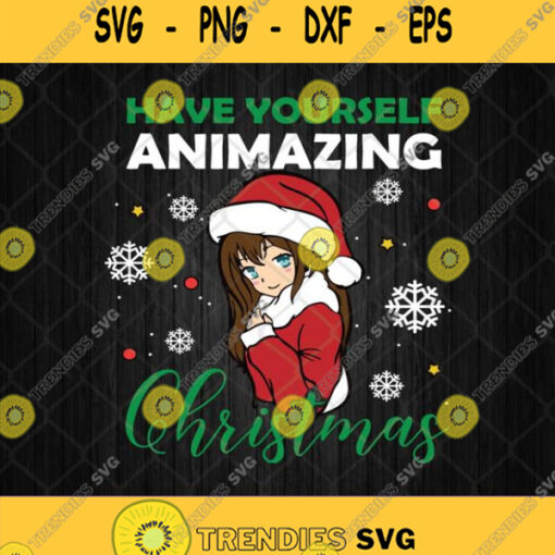 Aneisha Not So Ugly Christmas Anime Manga Svg