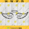 Angel Wings Halo svg png ai eps dxf DIGITAL FILES for Cricut CNC and other cut or print projects Design 32