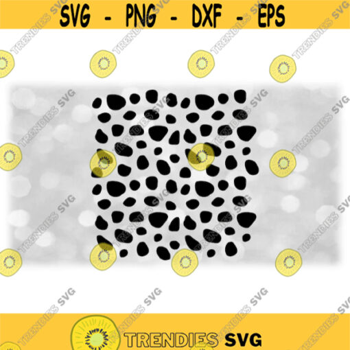 Animal Clipart Black Dalmatian Spots Pattern Sheet Background for Spotty Dog Firehouse Dogs 101 Dalmatians Digital Download SVGPNG Design 1325