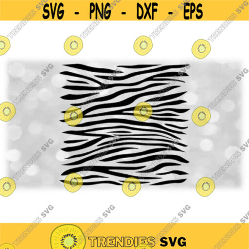 Animal Clipart Black Zebra Print or Stripe Pattern Sheet Background for Zoos Deserts Jungles Africa Digital Download SVG PNG Design 1322