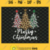 Animal Leopard Christmas Tree Santa Xmas Merry Christmas SVG PNG DXF EPS 1