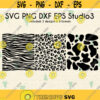 Animal Print Cut Files Design Leopard SVG Zebra SVG Cow SVG Digital Download svg dxf png eps studio3Design 84.jpg
