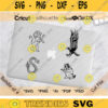 Animal Silhouette Bundle Lion Emblem SVG Snake Clipart Bird Crest Banner Shape Badger School of Magic Cricut Design 300