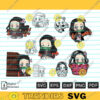 Anime Character Bundle SVG PNG Graphic Slayer Arts Demon Anime Figure Custom File Printable File for Cricut Silhouette 16