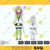Anime Character Bundle SVG PNG Love Demon SVG Graphic Slayer Arts Demon Custom File Printable File for Cricut Silhouette
