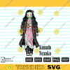 Anime Character SVG PNG Graphic Slayer Arts Demon Anime Figure Custom File Printable File for Cricut Silhouette