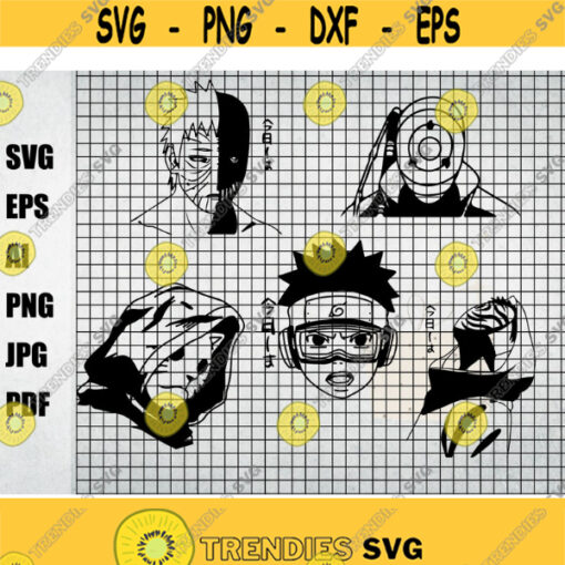 Anime svg file download Manga SVG Instant Download Japanese SVG Anime svg png Cutting Files for the Cricut Design 164