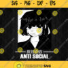 Anti Social Japanese Text Aesthetic Vaporwave Anime Svg Png Dxf Eps