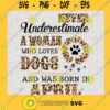 April Woman Svg A Woman Who Loves Dog Svg Leopard Font Svg Dog Lover Svg