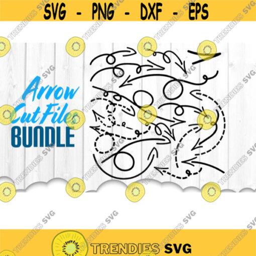 Arrow SVG Bundle Arrow SVG Arrow Clipart SVG Files For Cricut Dotted Arrows Dotted Lines Flourish svg Instant Download .jpg