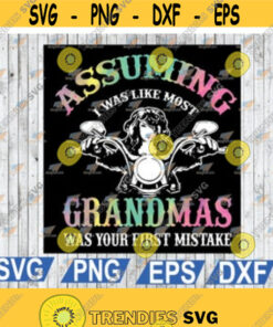 Assuming I Was Like Most Grandmas Was Your First Mistake Svg Svg Png Eps Dxf Digital File Design 41