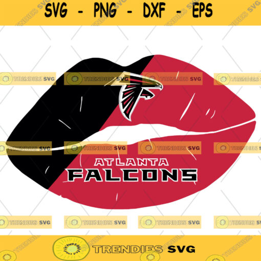 Atlanta Falcons Lips Svg Lips NFL Svg Sport NFL Svg Lips Nfl Shirt Silhouette Svg Cutting Files Download Instant BaseBall Svg Football Svg HockeyTeam