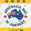 Australia Day 26Th January Svg Png Silhouette Cricut File Dxf Eps