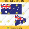 Australian Flags SVG File For Cricut Silhouette Australia flag Vector Images Clipart Flags of Australia Eps Png Dxf Clip Art Design 580