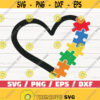 Autism Heart SVG Cut Files Commercial use Cricut Clip art Autism Awareness SVG Printable Vector Autism SVG Design 350