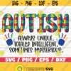 Autism SVG Cut Files Commercial use Cricut Clip art Autism Awareness SVG Printable Vector Design 937