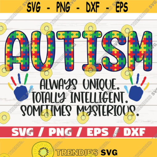 Autism SVG Cut Files Commercial use Cricut Clip art Autism Awareness SVG Printable Vector Design 937