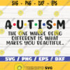 Autism SVG The One Where Its Okay To Be Different Svg Cut Files Commercial use Cricut Clip art Autism Awareness SVG Clip art Design 1045