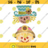 Autumn Fall Scarecrow Cuttable Design Thanksgiving SVG PNG DXF eps Designs Cameo File Silhouette Design 672