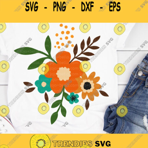Autumn Flower Svg Flower Svg Fall Flower Svg Fall Flower Png Dxf Sublimation Svg files for Cricut and Silhouette Digital Download