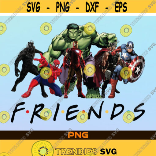 Avengers Friends PNG Sublimation Superhero Clipart Instant Digital Download Design Printable Shirt Design Transfer Design Design 124.jpg