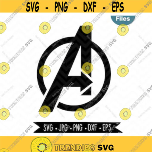 Avengers SVG Avengers Logo SVG JPG png dxf eps isntant download svg file for cricut and silhouette Design 1836
