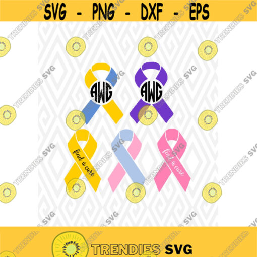 Awareness Ribbons Cuttable Design in SVG DXF PNG Ai Pdf Eps Design 88