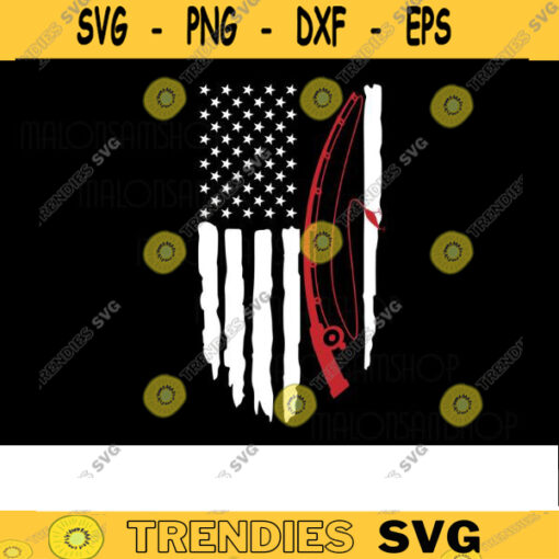 Awesome Fishing SVG American Flag Fishing rod svg fishing svg fish svg fisherman svg fishing png for fish lovers Design 382 copy