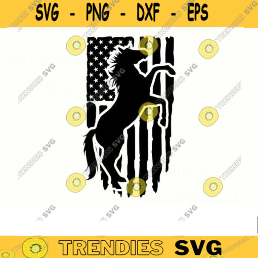 Awesome Horse SVG American Flag horse svg horse clipart horse head svg horse silhouette love horse svg for lovers Design 150 copy