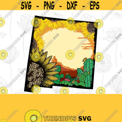 Aztec Sunflower new mexico PNG Sublimation Download desert cactus country western serape Sublimation Design Digital Download PNG Design 417