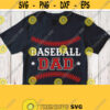 BASEBALL DAD SVG Cut File Baseball Dad Shirt Svg Cricut Design Silhouette Image Father Daddy Papa of Baseball Boy Girl Iron on File Design 682