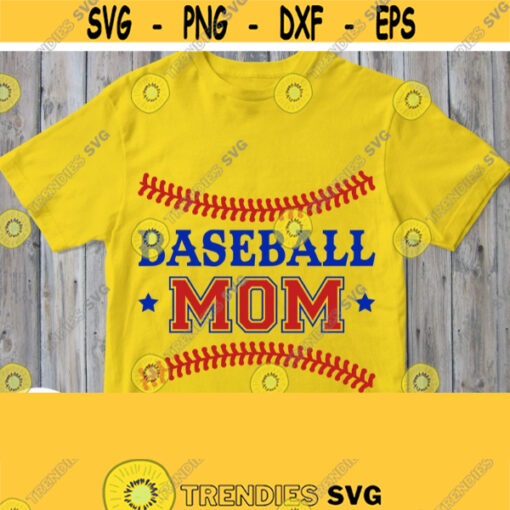 BASEBALL MOM SVG Cut File Baseball Mom Shirt Svg Cricut Design Silhouette Image Mother Mommy Mama of Baseball Boy Girl Iron on File Design 897