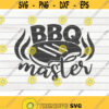 BBQ Master SVG Barbecue Quote Cut File clipart printable vector commercial use instant download Design 483